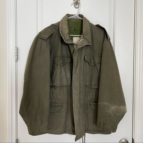 1980s Authentic US army field jacket Vintage - Picture 1 of 6